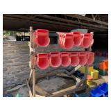32 Calf Buckets with Bucket Racks