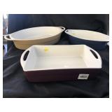 (3) Casserole Dishes