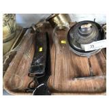 (2) Brass Bracket Fluid Lights