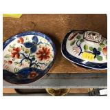 Gaudy Dutch Sunflower Saucer & Carnation Cup