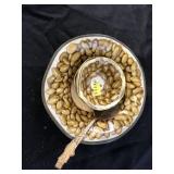Planters Peanut Nut Trays W Serving Spoon