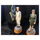 2 American Hero Figurines