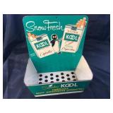 Kool Cigarette Advertising Tin Display