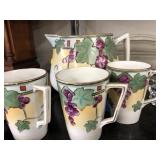 Nippon Water Pitcher Set And Assorted Salts