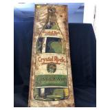 Vintage Crystal Rock Tin Beverage Sign