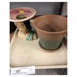 Shawnee Pottery Head Vase 6 In"