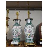 2 Porcelain Table Lights