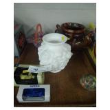 Art Glass Paper Weight, Diecast Cars