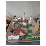 6 Danbury Mint Lighthouse