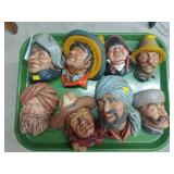 Plaster Figural Form Wall Plaque