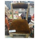 Early Upholstered Childs Chair