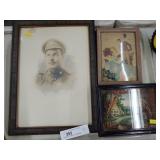 Military Photograph W Shadow Box