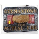 Cast Metal Fire Insurance Plaque