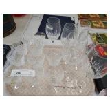 Waterford And Unmarked Crystal Stemware