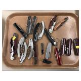 Assorted Bottle Openers And Pocket Knifes