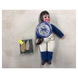 Celluloid Doll W Arrowheads