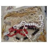 Tray Lot Assorted Costume Jewelry