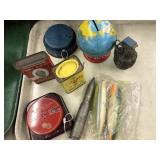 Assorted Banks , Advertising Tins And Fishing