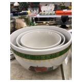 3 Pc John Deere Mixing Bowl Set