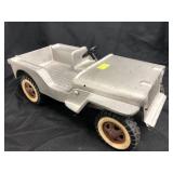Cast Aluminum Jeep W Tonka Toy Wheels