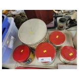 Advertising Tin W Canisters