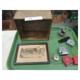 Tape Measures, Shipping Box, Framed Print