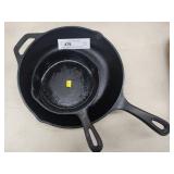 Lodge Unsigned Cast Iron Frying Pans