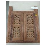 Incomplete Carved Wood Stand