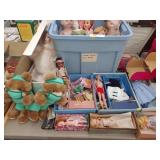 Porcelain And Plastic Bodied Dolls