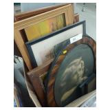 Box Of Assorted Framed Good
