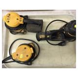 (3) Dewalt Sanders