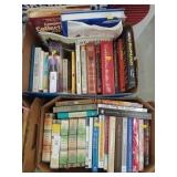 3 Boxes Assorted Books