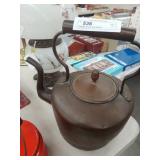 Copper Gooseneck Teapot