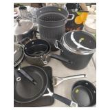 Assorted Stock Pots, Frying Pans