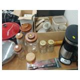 Plastic Food Containers, Canisters Etc