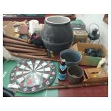 Dart Board, Table Light, Spindles
