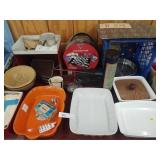 Casserole Dishes, Mixing Bowls, Stemware