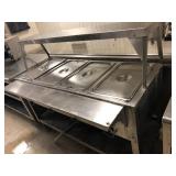Stainless Steel 4 Bay Electric Steam Table