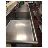 Triple Deep Well Sink With Double End Drain Tables