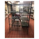 Green Metro Shelving With 5 Shelves