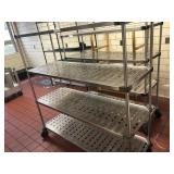 Metro Stainless Steel Rolling Shelf
