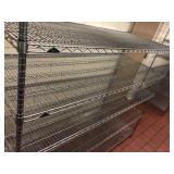 Stainless Steel Metro Shelf With 5 Shelves