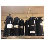 6 Curtis Plastic Hot Beverage Dispensers