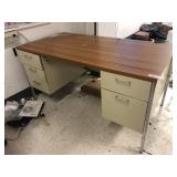 Double Pedestal Desk
