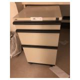 Hon 3-Drawer Metal Cabinet