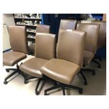 7 Rolling Adjustable Office Chairs