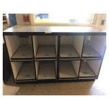 Wooden Cabinet with Slide-out Trays