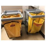 2 Rubbermaid Utility Carts
