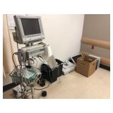 HP Rolling Monitor with Various Cords