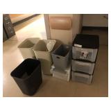 Storage Bin and Trash Cans
